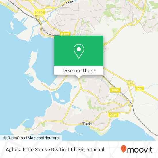 Agbeta Filtre San. ve Dış Tic. Ltd. Sti. map