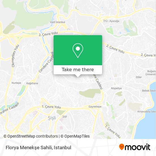 Florya Menekşe Sahili map