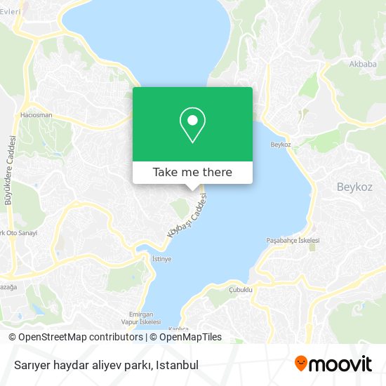 Sarıyer haydar aliyev parkı map