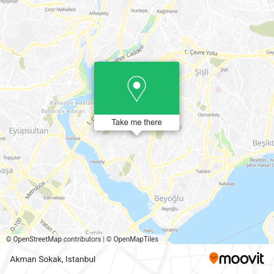 Akman Sokak map