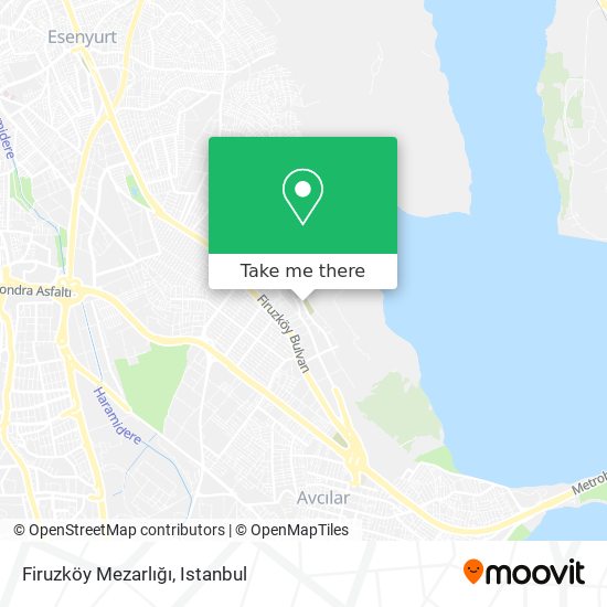 Firuzköy Mezarlığı map