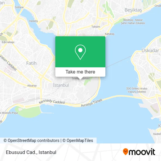 Ebusuud Cad. map