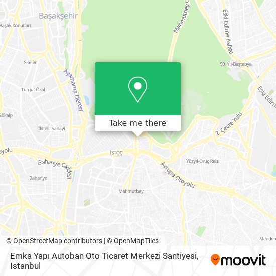 Emka Yapı Autoban Oto Ticaret Merkezi Santiyesi map