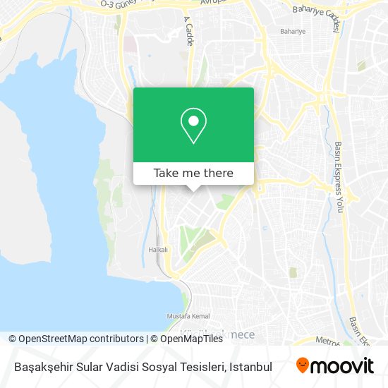 Başakşehir Sular Vadisi Sosyal Tesisleri map