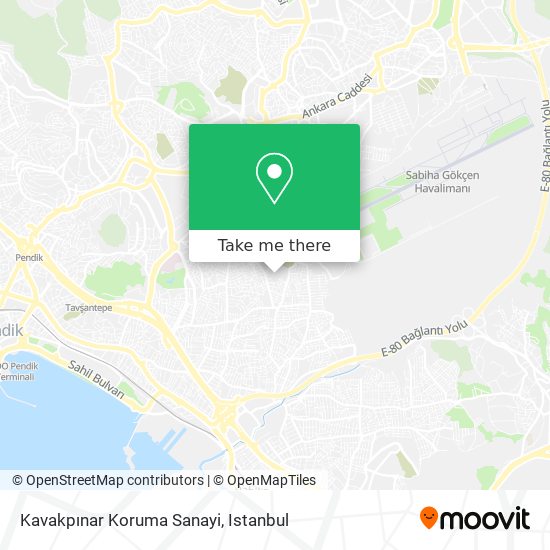 Kavakpınar Koruma Sanayi map