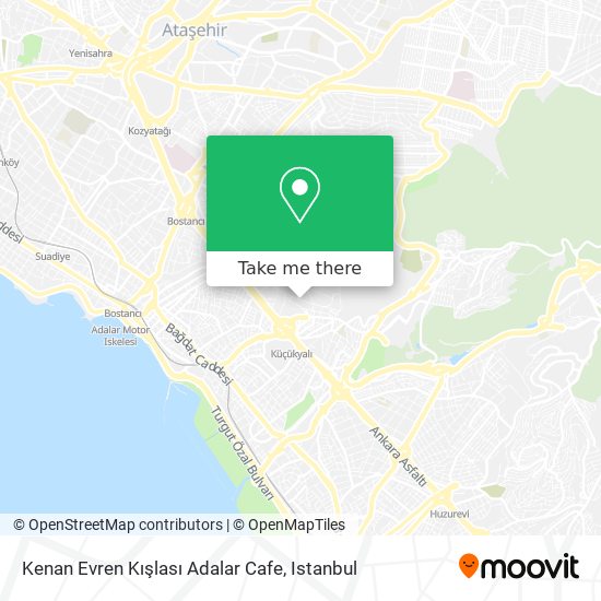 Kenan Evren Kışlası Adalar Cafe map