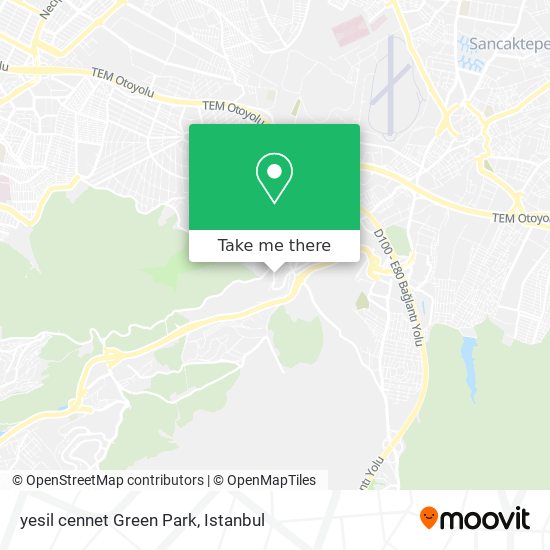 yesil cennet Green Park map