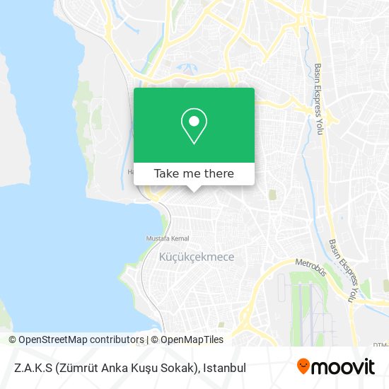 Z.A.K.S (Zümrüt Anka Kuşu Sokak) map