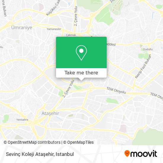 Sevinç Koleji Ataşehir map