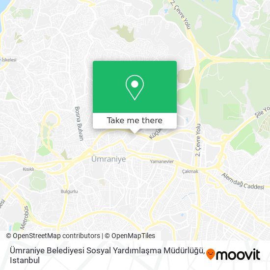 Ümraniye Belediyesi Sosyal Yardımlaşma Müdürlüğü map
