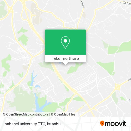sabanci university TTO map