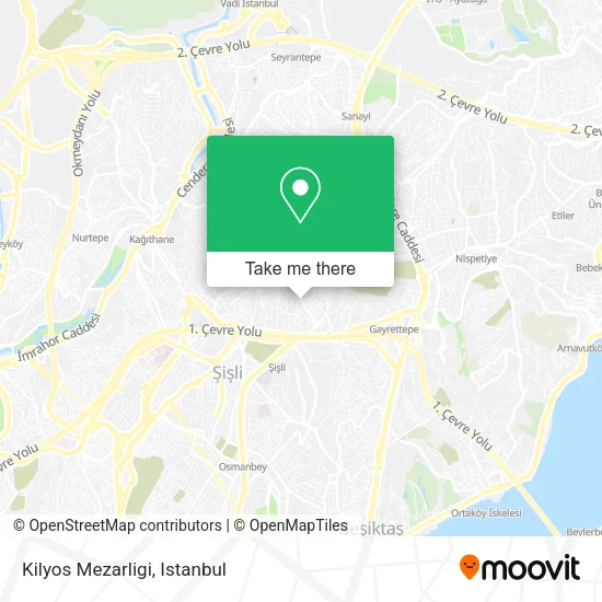 Kilyos Mezarligi map