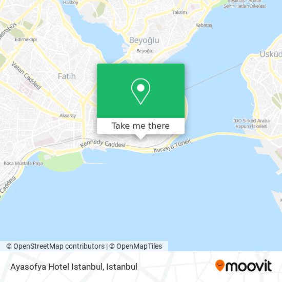 Ayasofya Hotel Istanbul map