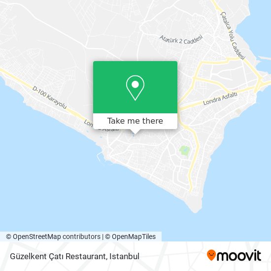 Güzelkent Çatı Restaurant map