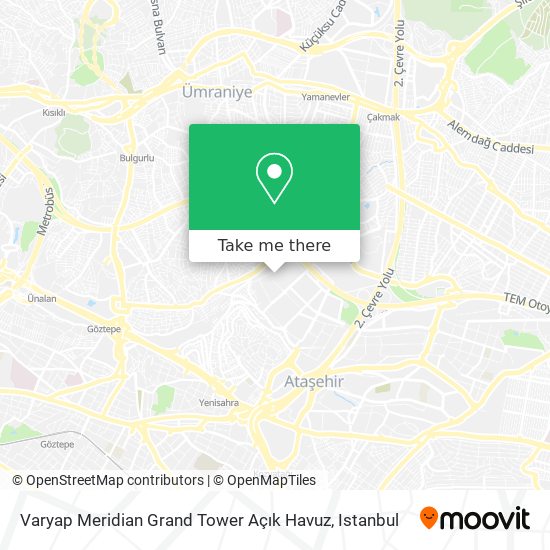 Varyap Meridian Grand Tower Açık Havuz map