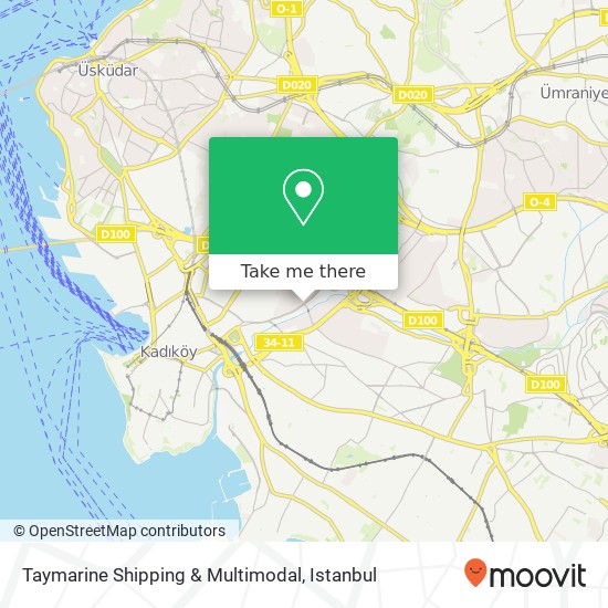 Taymarine Shipping & Multimodal map