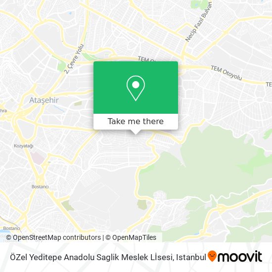 ÖZel Yeditepe Anadolu Saglik Meslek Lİsesi map