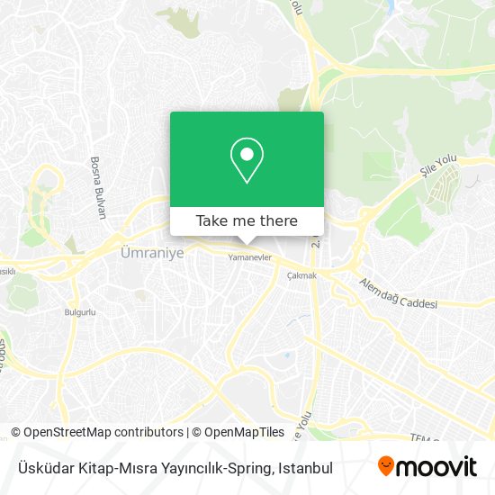 Üsküdar Kitap-Mısra Yayıncılık-Spring map
