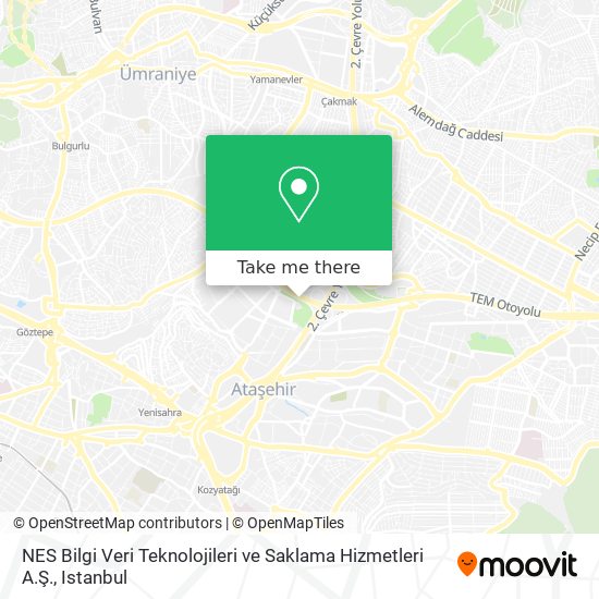 NES Bilgi Veri Teknolojileri ve Saklama Hizmetleri A.Ş. map