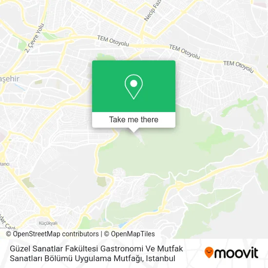 Güzel Sanatlar Fakültesi Gastronomi Ve Mutfak Sanatları Bölümü Uygulama Mutfağı map