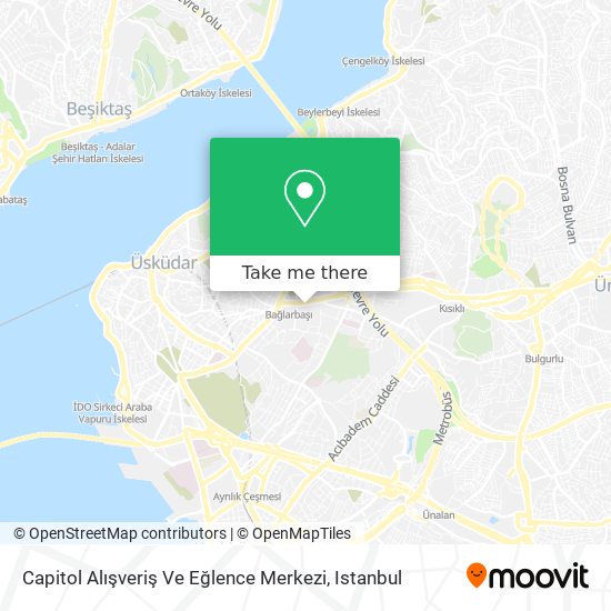 Capitol Alışveriş Ve Eğlence Merkezi map