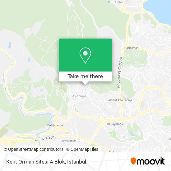 Kent Orman Sitesi A Blok map