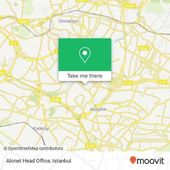 Alonet Head Office map