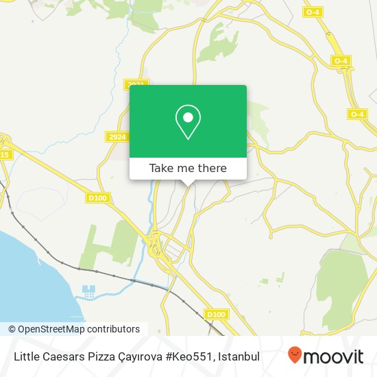 Little Caesars Pizza Çayırova #Keo551 map