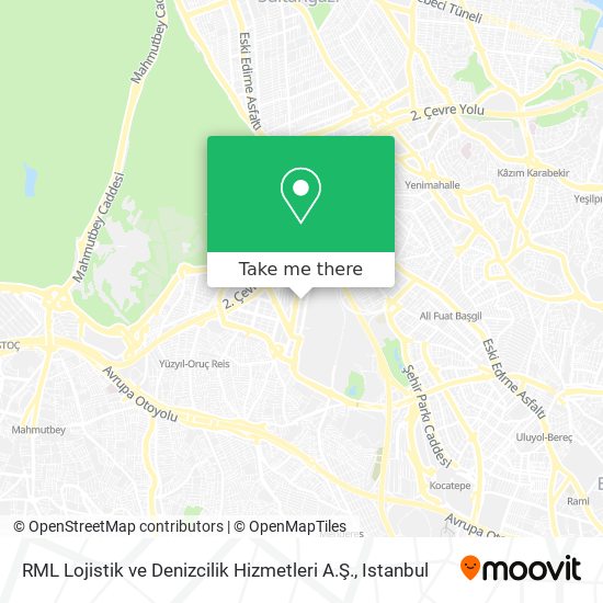 RML Lojistik ve Denizcilik Hizmetleri A.Ş. map