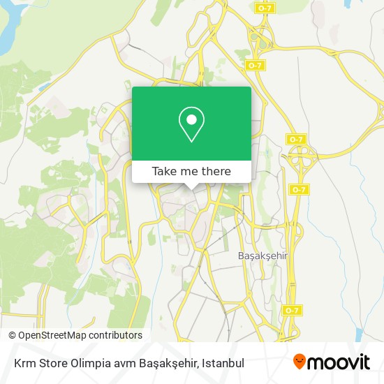 how to get to krm store olimpia avm basaksehir in basaksehir by bus cable car or metro