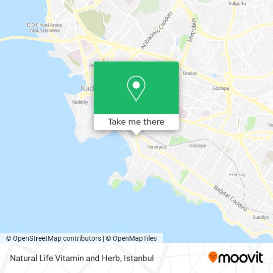 Natural Life Vitamin and Herb map