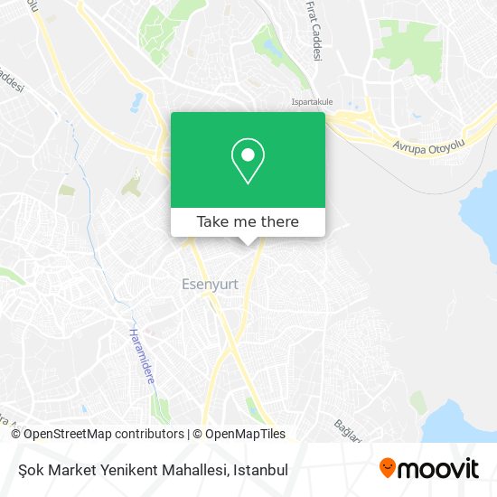 Şok Market Yenikent Mahallesi map