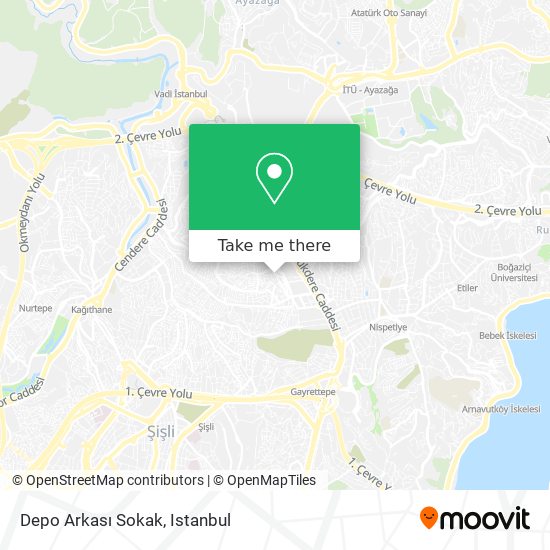 Depo Arkası Sokak map