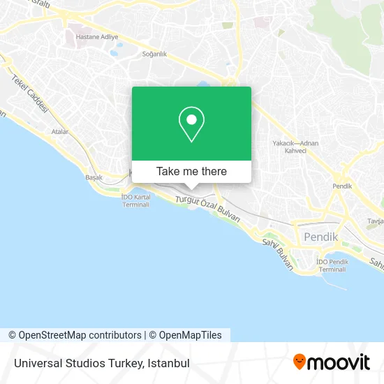 Universal Studios Turkey map