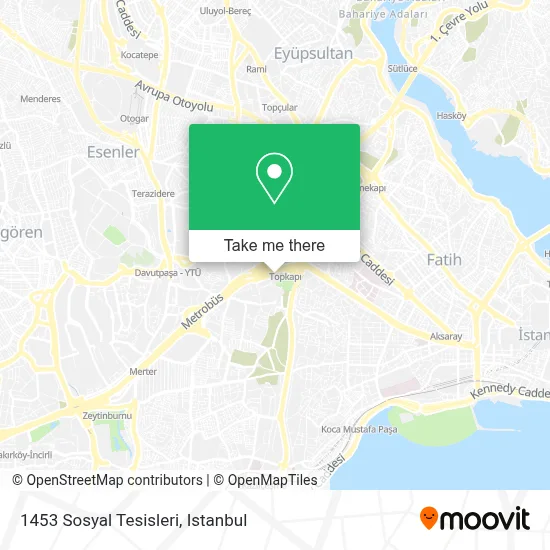 1453 Sosyal Tesisleri map