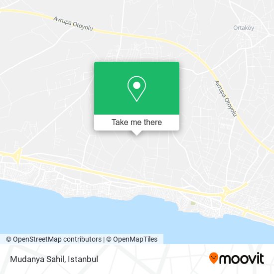 Mudanya Sahil map