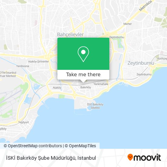İSKİ Bakırköy Şube Müdürlüğü map