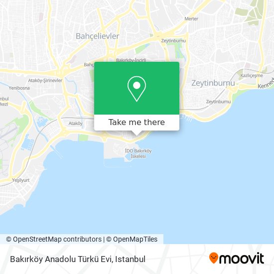 Bakırköy Anadolu Türkü Evi map