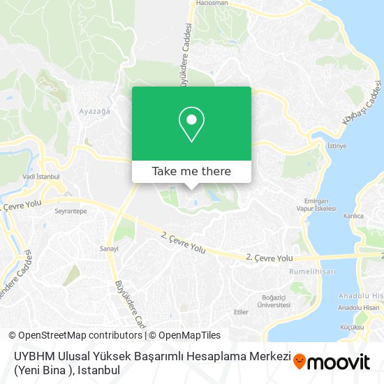 UYBHM Ulusal Yüksek Başarımlı Hesaplama Merkezi (Yeni Bina ) map