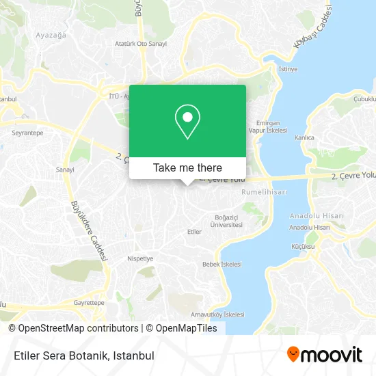 Etiler Sera Botanik map