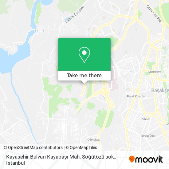 Kayaşehir Bulvarı Kayabaşı Mah. Söğütözü sok. map