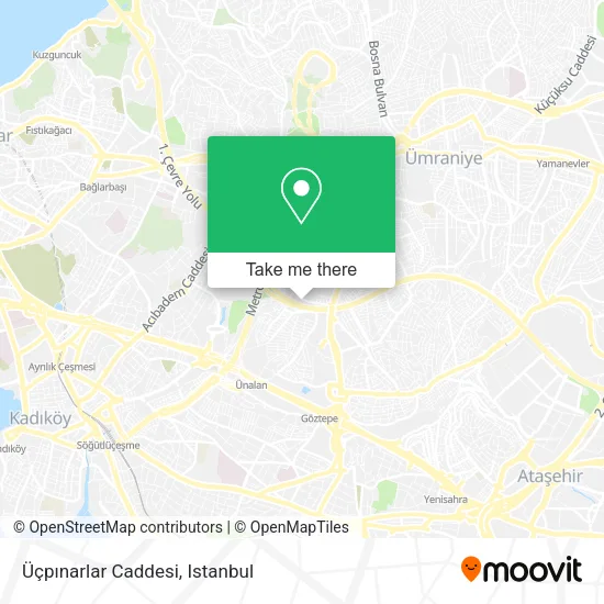 Üçpınarlar Caddesi map