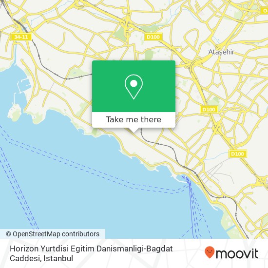 Horizon Yurtdisi Egitim Danismanligi-Bagdat Caddesi map
