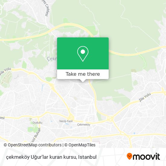 çekmeköy Uğur'lar  kuran kursu map