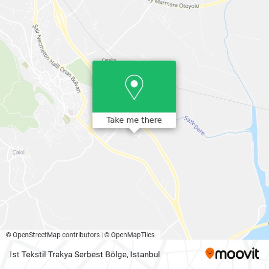 Ist Tekstil Trakya Serbest Bölge map