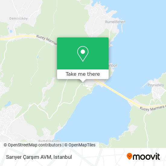 Sarıyer Çarşım AVM map