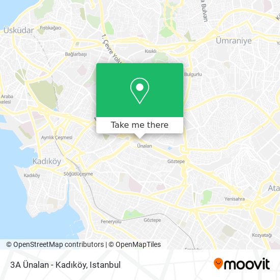 3A Ünalan - Kadıköy map