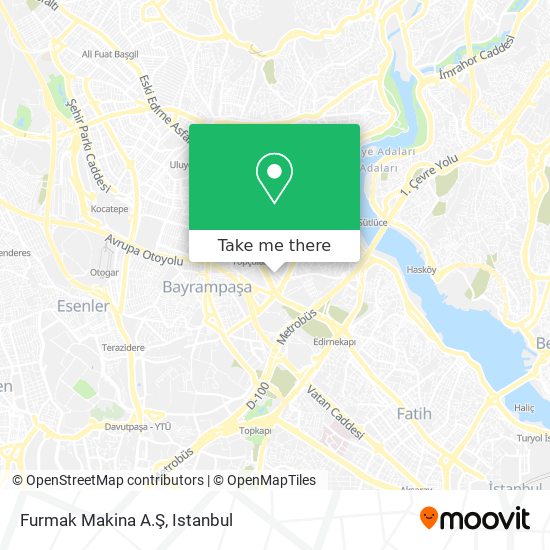 Furmak Makina A.Ş map