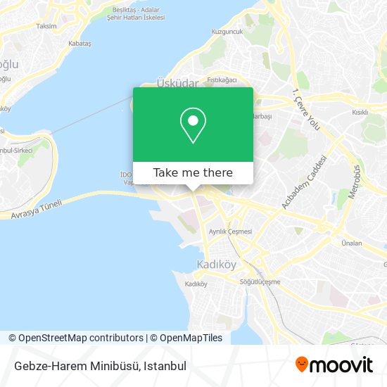 Gebze-Harem Minibüsü map