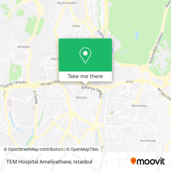 TEM Hospital Ameliyathane map